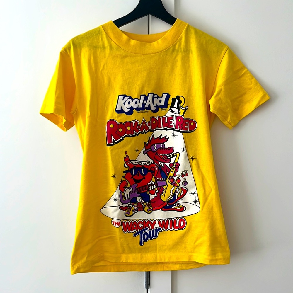retro kool-aid wacky wild tour tshirt